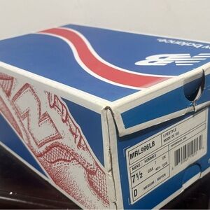 New Balance 996 Blue and Red Sneakers